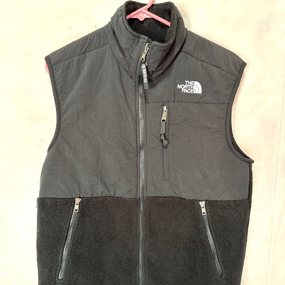 The North Face Womens Fleece Vest Black Outdoor Size Medium Vtg